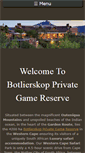 Mobile Screenshot of botlierskop.co.za